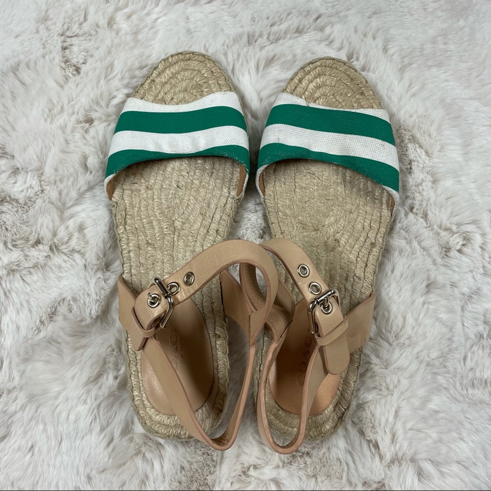 Coach Reena Bleeker Cabana Ankle strap espadrille